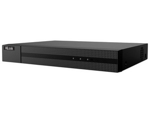 NVR Hilook NVR-104MH-D con 4 canales, no incluye disco duro. Color Negro.

