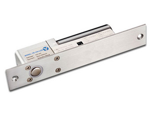 Cerradura de seguridad electromagnética Axceze AX-E100LSOT, 20.5 cm x 4 cm, hasta 800 Kg. Color gris.