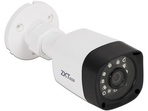 Cámara de vigilancia tipo bullet ZKTeco 720p, 3 en 1 AHD / TVI / CVI, lente de 2.8mm, IR hasta 20 metros, IP66.