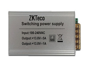 Fuente de Poder ZKTeco TPM005B para Gabinete, 110V de Entrada, 12V de Salida, Compatible con Paneles InBio.