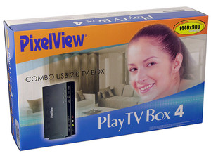 PixelView Combo USB 2 TV BOX , Sintonizador de TV (NTSC) y Captura de Video con Control Remoto. Externo USB.
Puede ver TV en un Monitor sin necesidad de una PC