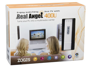 Sintonizador y Grabador de TV Zogis Real Angel 400U con Control Remoto. USB 2.0