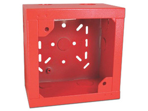 Caja posterior para sirena Bosch SBB-R. Color Rojo.