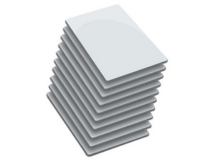 Paquete de Tarjetas de proximidad ZKTeco imprimibles. Color Blanco.