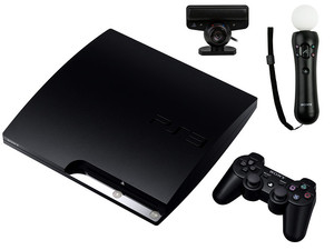 Sony PlayStation 3 Slim de 160GB con Kit PlayStation Move