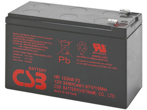 Batería interna de reemplazo EATON para UPS/No Break de 12 Volts (34Watts).