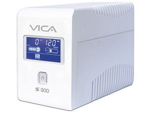 NO-BREAK con regulador VICA, 500 W (900 VA) con 6 conexiones Nema 5-15R, hasta 40min de respaldo.