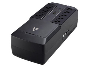 Batería de Respaldo V7 UPS1DT550-1N, 550VA, 330 Watts, con 10 contactos NEMA 5-15P.