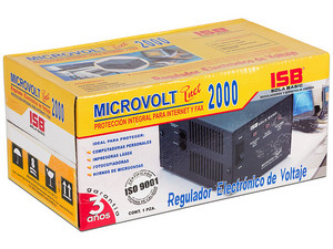 Regulador Sola Basic Microvolt 2KVA, DN-21-202 con 4 contactos. | pcel.com