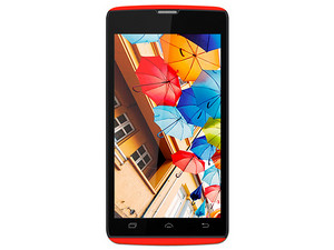 Smartphone Zonda Colors ZA501 :
Procesador Quad Core 1.3 GHz,
Memoria RAM de 1 GB, Almacenamiento de 8GB (expandible con microSD),
Pantalla 5.0” qHD IPS,
Dual Sim, Bluetooth 4.0, Wi-Fi, 3G,
Android 4.4 KitKat.,
Color Rojo.