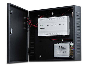 Panel IP ZKTeco InBio-260 Pro Biométrico para control de acceso, RS-485, incluye gabinete y fuente de poder.