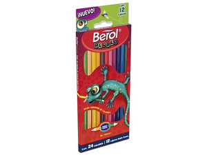 Paquete De Colores Berol Recreo Doble Punta 12 Piezas Pcel