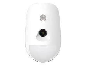 Detector PIR Hikvision AX PRO DS-PDPC12P-EG2-WB/WB con Cámara, Interior, Rango de Detección de 12 m. Color Blanco.