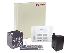 Kit de Panel de Alarma Honeywell VISTA-48LA-NTB con Gabinete, Batería y Transformador.