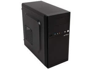 Gabinete Acteck  Performance AC-929011, Micro-ATX, (Incluye fuente de 500W). Color Negro.