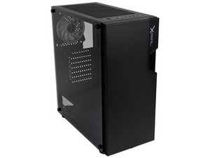 Gabinete Gamer Xzeal XZ130 Mid-Tower, ATX, (sin fuente de poder). Color Negro.