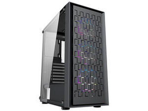 Gabinete Gamer Yaguret Bushido, E-ATX (sin fuente de poder). Color Negro.