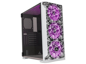 Gabinete Gamer Yeyian Hollow 2500 YGH-49704, ATX, Sin fuente de poder. Color Blanco.