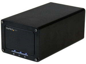 Gabinete StarTech USB 3.1 (10 Gbps) de dos bahías SATA de 2.5