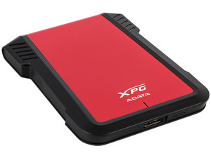 Gabinete XPG EX500 para SSD ó HDD de 7mm y 9.5mm, Convierte tu SSD (SATA) en un Disco Externo USB 3.0. Color Rojo.
