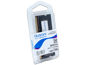 Memoria SODIMM QUARONI QDD48G2400-S, DDR4 PC4-19200 (2400MHz), CL17, 8GB.