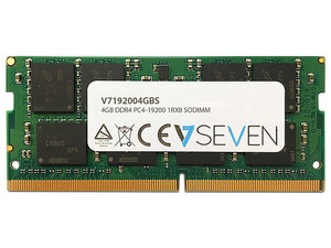 Memoria para laptop V7 de 4GB PC4-19200 (2400 MHz).