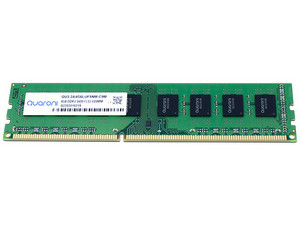 Memoria DIMM Quaroni DDR3 PC3-12800 (1600MHz), CL 11, 4GB.