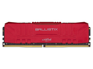 Memoria DIMM Crucial Ballistix DDR4 PC4-24000 (3000MHz), CL15, 8GB.