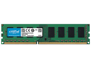 Memoria DIMM Crucial DDR3L C3-12800 (1600MHz), CL11, 8GB.