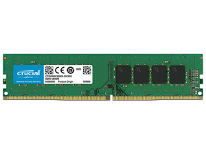 Memoria Crucial DDR4 PC4-21300 (2666 MHz), CL19, 16GB.