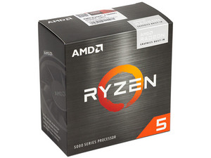 Fifth Generation AMD Ryzen 5 5600G Processor, 3.9 GHz (up to 4.4 GHz), Socket AM4, 16MB Cache, Six-Core, 65W.