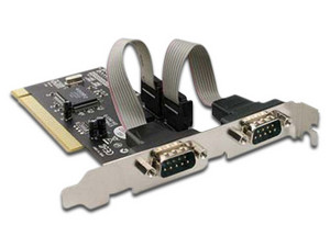 Tarjeta Serial PCI de 2 puertos DB9.