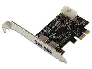 Tarjeta PCI Express de 2 Puertos USB 3.0.