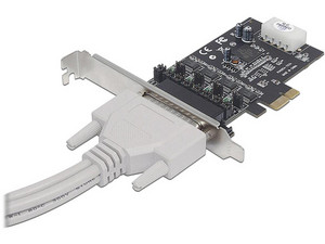 Tarjeta PCI Express 4 Puertos Serial DB9