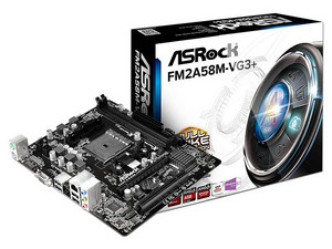 Asrock fm2a58m vg3 не стартует