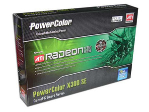 T. de Video PowerColor Radeon X300 SE con 128MB, DVI y Salida a TV. Puerto PCI Express x 16