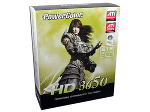 Tarjeta de Video PowerColor ATI HD 3650, 512MB DDR2, Salida a TV, DirectX 10.1, Puerto PCI Express 2.0