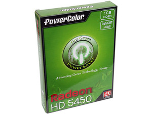 Tarjeta de Video PowerColor Go! Green Radeon HD 5450, 1GB DDR3, HDMI, DVI, DirectX 11, Puerto PCI Express 2.1