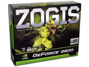 Tarjeta de Video ZOGIS NVIDIA GeForce 8800GT, 512MB DDR3, Salida a TV, 100% compatible con DirectX 10. Puerto PCI Express 2.0