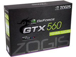 Tarjeta de Video ZOGIS nVidia GeForce GTX 560, 1GB GDDR5, MiniHDMI, Dual DVI, Puerto PCI Express 2.0 