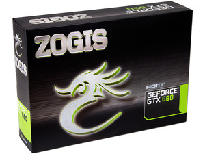Tarjeta de Video ZOGIS NVIDIA GeForce GTX 660, 2GB GDDR5, DisplayPort, HDMI, DVI, Puerto PCI Express 3.0