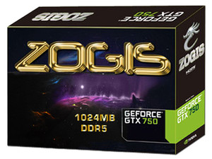 Tarjeta de Video ZOGIS NVIDIA GeForce GTX 750, 1 GB DDR5, Mini HDMI, DVI, PCI Express x16 3.0.