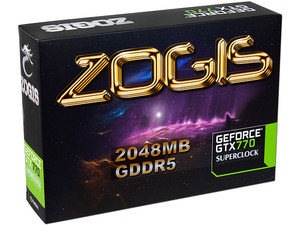 Tarjeta de Video ZOGIS NVIDIA GeForce GTX 770 Super Clock, 2 GB GDDR5, DisplayPort, HDMI, DVI, Puerto PCI Express x16 3.0.