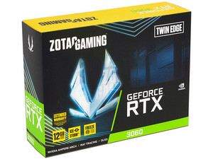 Tarjeta de Video NVIDIA GeForce RTX 3060 ZOTAC Twin Edge, 12GB GDDR6, 1xHDMI 2.1, 3xDisplayPort 1.4a, PCI Express x16 4.0.