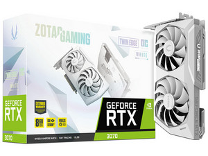 Tarjeta de Video NVIDIA GeForce RTX 3070 ZOTAC Twin Edge OC White Edition LHR, 8GB GDDR6, 1xHDMI, 3xDisplayPort, PCI Express 4.0.