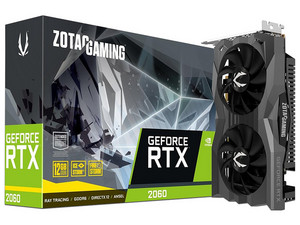Tarjeta de Video NVIDIA GeForce RTX 2060 ZOTAC GAMING Twin Fan, 12GB GDDR6, 1xHDMI, 3xDisplayPort, PCI Express x16 3.0