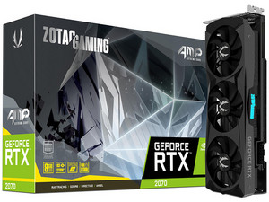 Tarjeta de Video NVIDIA GeForce RTX 2070 ZOTAC AMP Extreme Core, 8GB GDDR6, 1xHDMI, 1xUSB-C, 3xDisplayPort, PCI Express x16 3.0