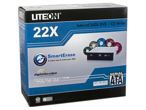 Quemador Liteon, Lightscribe! Serial ATA::
DVD+RW: Graba/Regraba/Lee: 22x/8x/16x,
DVD+R DL: 8x, DVD-R DL: 8x, DVD-RAM: 12x,
DVD-RW: Graba/Regraba/Lee: 22x/6x/16x,
CD-RW: Graba/Regraba/Lee: 48x/32x/48x