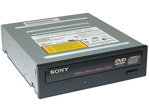Combo Sony Quemador de CDs 52x/32x/52x + DVD 16X (Solo Lectura