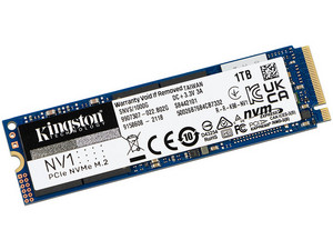 Unidad de estado sólido Kingston NV1 de 1TB, M.2 NVMe PCIe.